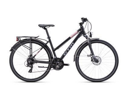 CTM MAXIMA 3.0 trek - matná čierna / lesklá staroružová