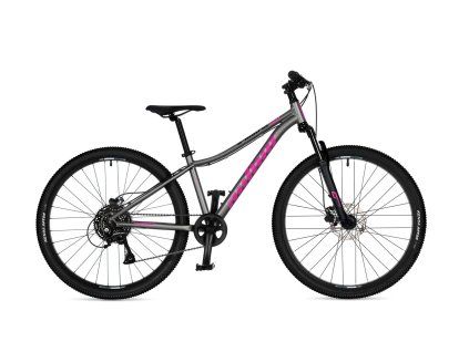 BICYKEL AUTHOR A-MATRIX 26 DISC 2026 13,5" STRIEBORNÁ/ČIERNA